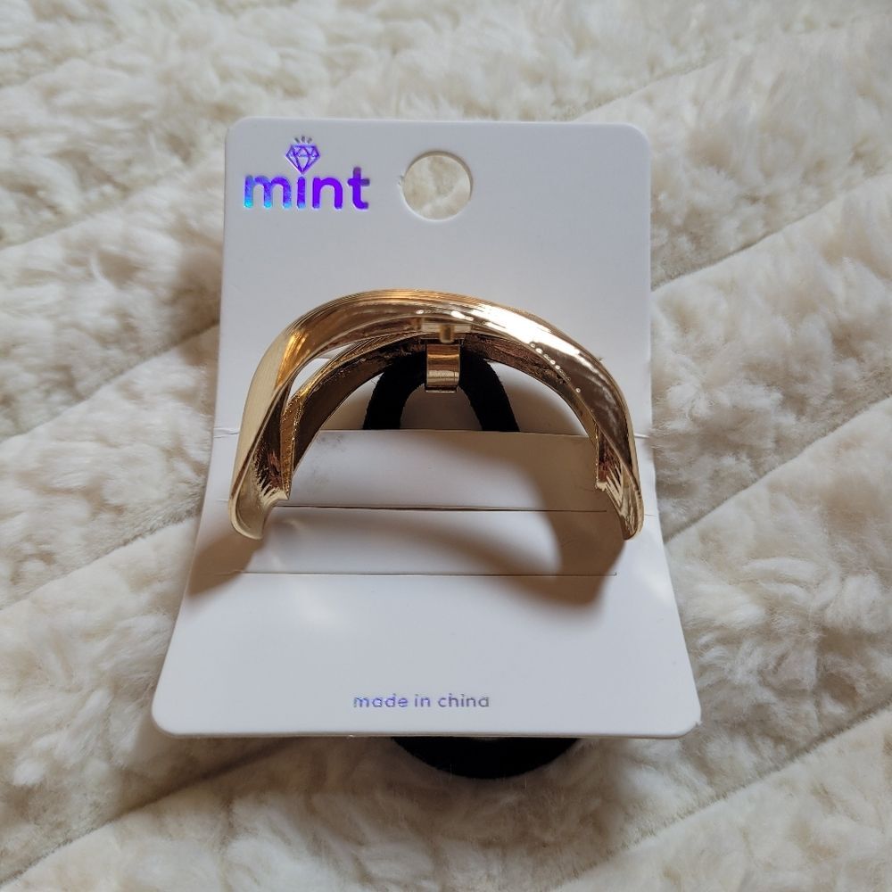Mint Gold Women's Elegant Hair Tie - Picture 7 of 11